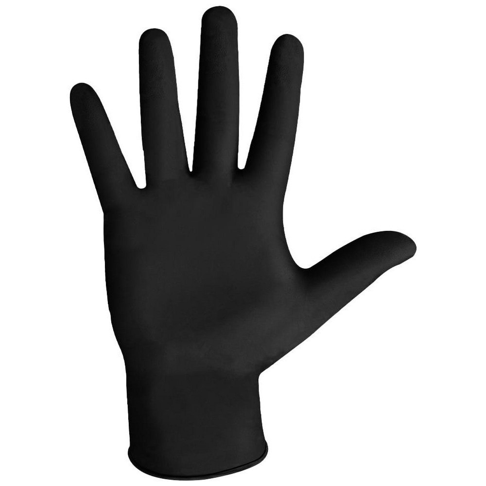 Disposable Glove: Series M02, Size Large, 5.0 mil, Not Coated, Nitrile, Food, General Purpose & Medical Grade, Powder-Free, No