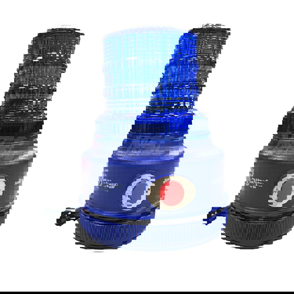 Flashing & Revolving Light: Blue, Magnetic Mount