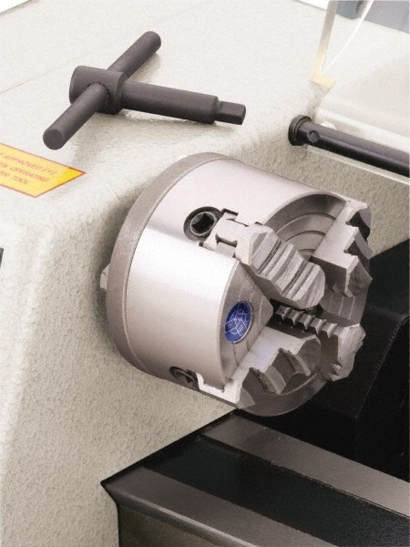 Independent Manual Lathe Chuck: 4-Jaw, 3