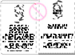 Sign: No SmokingRectangle, 