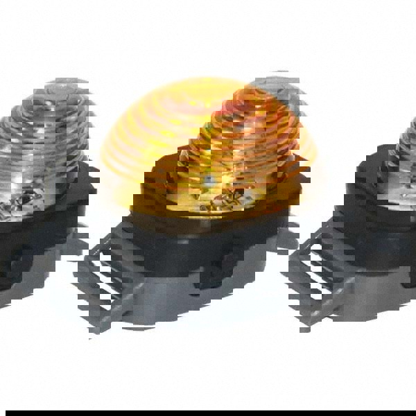 Flashing & Steady Light: Amber, Magnetic Mount, 6V