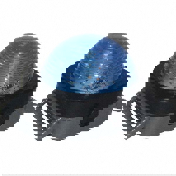 Flashing & Steady Light: Blue, Magnetic Mount, 6V