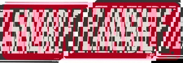 Chemical & Hazardous Material Sign: Rect