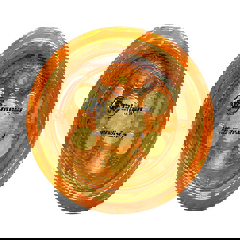 Flashing, Steady, Multi-Status Indicator & Revolving Light: Amber, Magnetic Mount