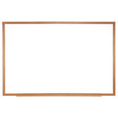 Whiteboards & Magnetic Dry Erase Boards; Board Material: Porcelain ; Frame Material: Wood ; Height (Inch): 48 ; Width (Inch): 84 ; Magnetic: Yes ; Erasure Type: Dry