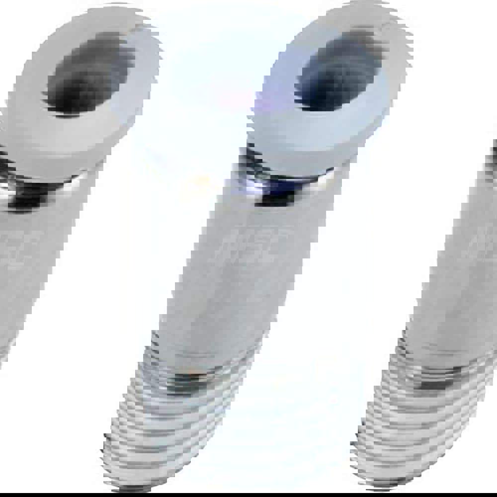 Push-To-Connect Tube to Metric Thread Tube Fitting: Adapter, 5 mm Thread, 1/8