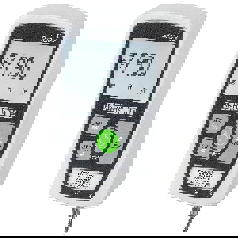 Digital Force Gage: 50 lb Capacity, 0.05 lb Resolution