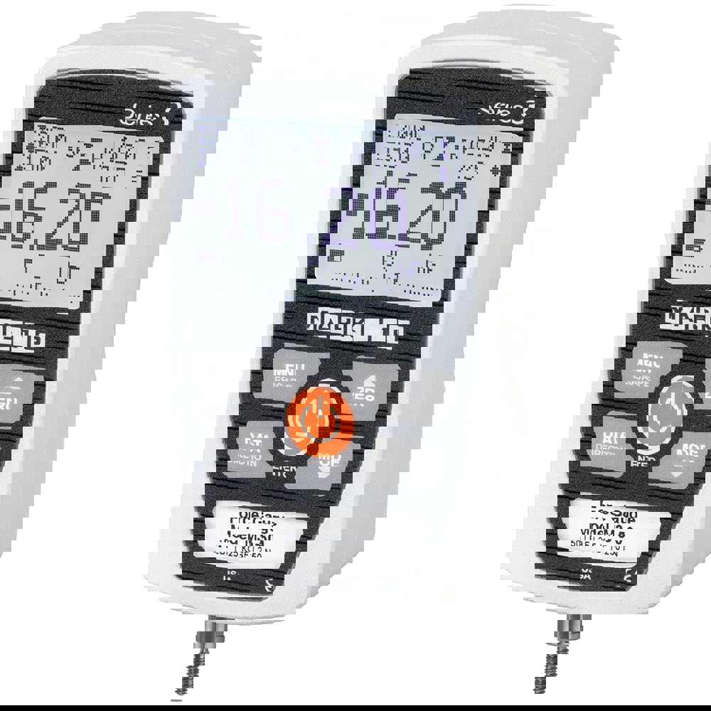 Digital Force Gage: 100 lb Capacity, 0.1 lb Resolution