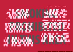 Sign: No SmokingRectangle, 