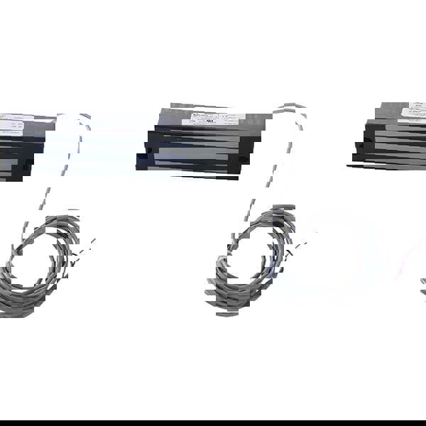 Electromagnet Locks; Average Magnetic Pull: 600.0lb ; Overall Length: 8in ; Timer: No ; Finish: Stainless Steel ; Features: Magnetic Bond Sensor ; Led Included: No