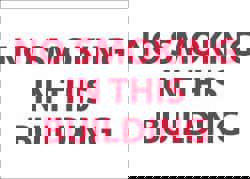 Sign: No SmokingRectangle, 