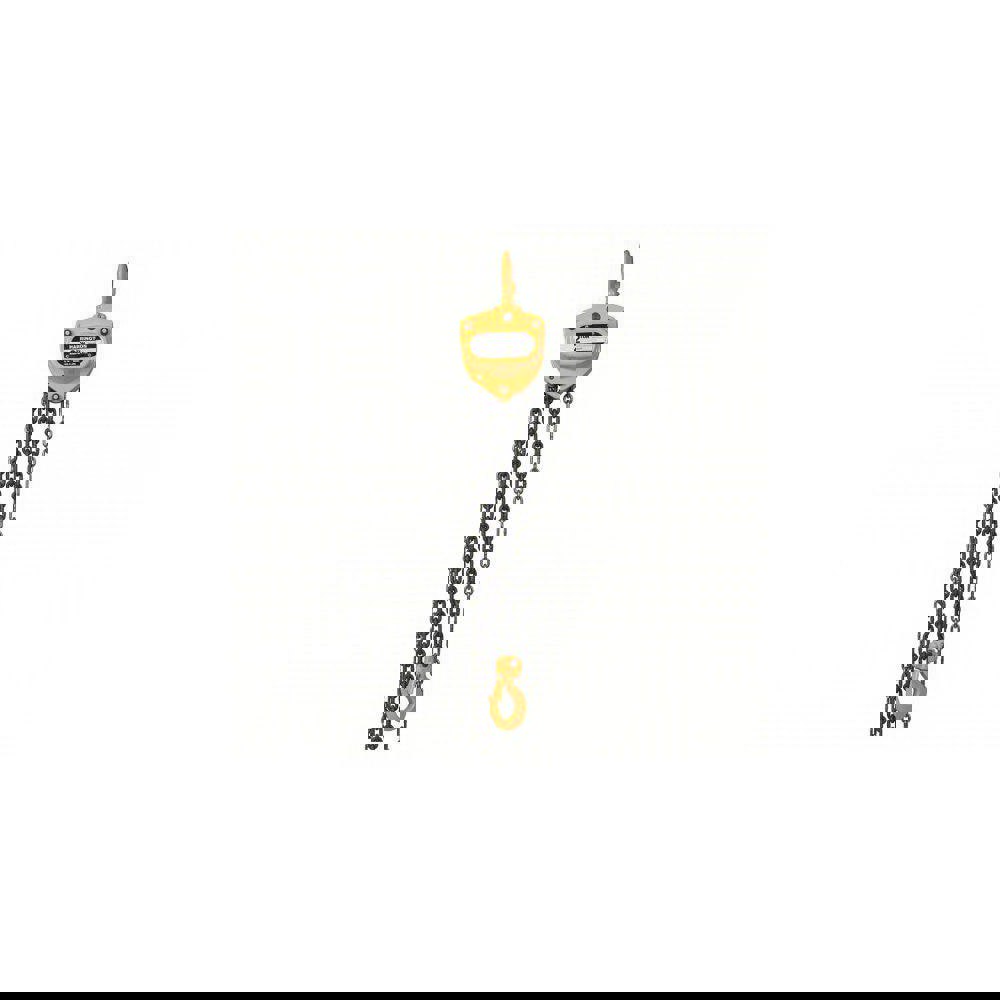Manual Hoists-Chain, Rope & Strap; Lift Mechanism: Chain ; Lifting Material: Chain ; Capacity (Lb.): 4000 ; Pull Capacity: 4000 ; Maximum Lift Distance: 10ft ; Minimum Headroom: 14.8in