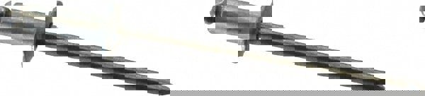 Open End Blind Rivet: Button Head, Steel Body, Steel Mandrel