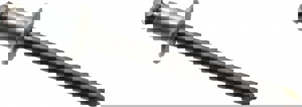 Open End Blind Rivet: Button Head, Steel Body, Steel Mandrel