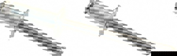 Open End Blind Rivet: Button Head, Steel Body, Steel Mandrel