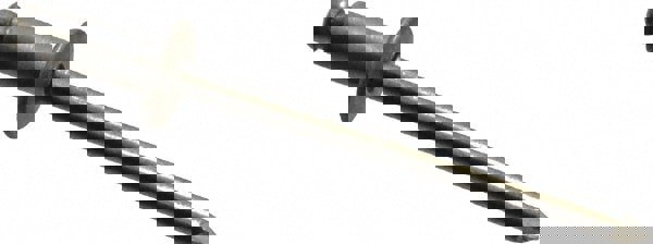 Open End Blind Rivet: Button Head, Aluminum Body, Aluminum Mandrel