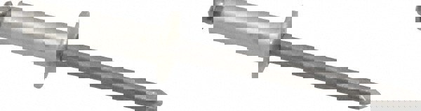 Open End Blind Rivet: Button Head, Aluminum Body, Steel Mandrel