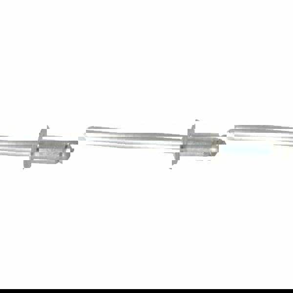 Open End Blind Rivet: Button Head, Stainless Steel Body, Stainless Steel Mandrel