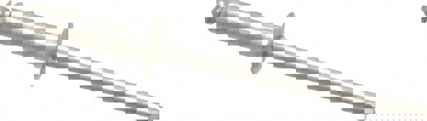 Open End Blind Rivet: Button Head, Stainless Steel Body, Stainless Steel Mandrel