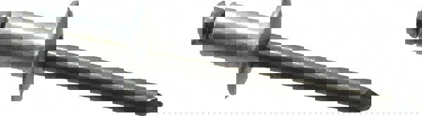 Open End Blind Rivet: Button Head, Steel Body, Steel Mandrel