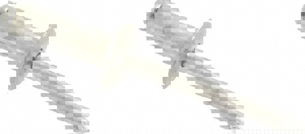 Open End Blind Rivet: Button Head, Aluminum Body, Aluminum Mandrel