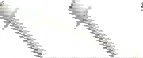 Open End Blind Rivet: Button Head, Aluminum Body, Aluminum Mandrel