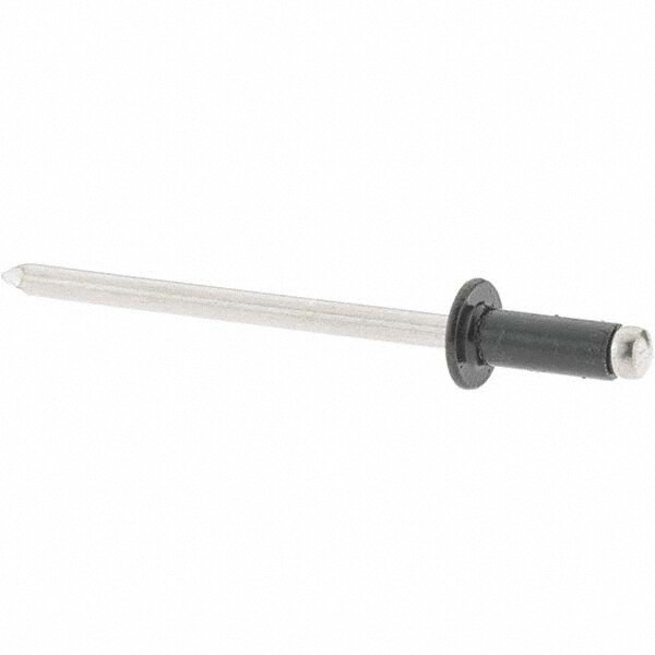 Open End Blind Rivet: Button Head, Aluminum Body, Aluminum Mandrel