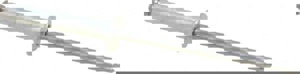 Open End Blind Rivet: Button Head, Steel Body, Steel Mandrel