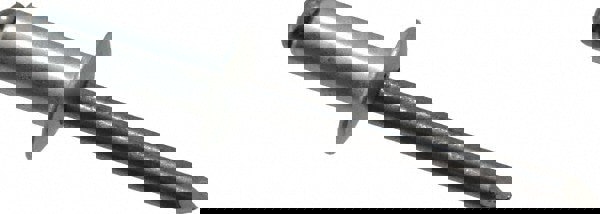 Open End Blind Rivet: Button Head, Steel Body, Steel Mandrel