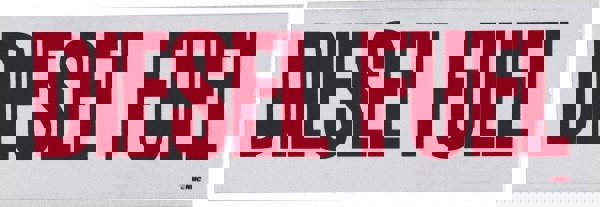 Chemical & Hazardous Material Sign: Rect