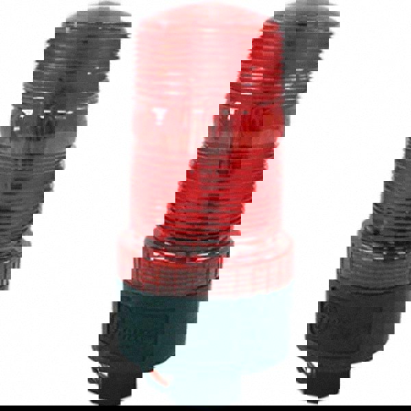 Double, Quad, Revolving & Single Light: Red, Pipe Mount, 120VAC