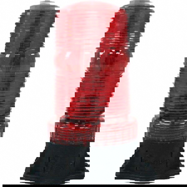 Double, Quad, Revolving & Single Light: Red, Flange Mount, 120VAC