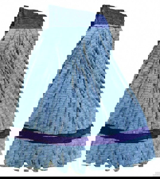 Wet Mop Pad: Quick Change, X-Small, Blue Mop, Microfiber