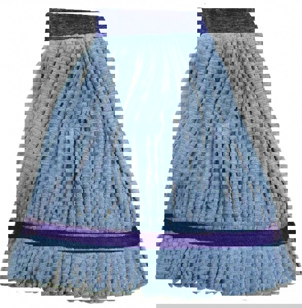 Wet Mop Pad: Quick Change, Medium, Blue Mop, Microfiber