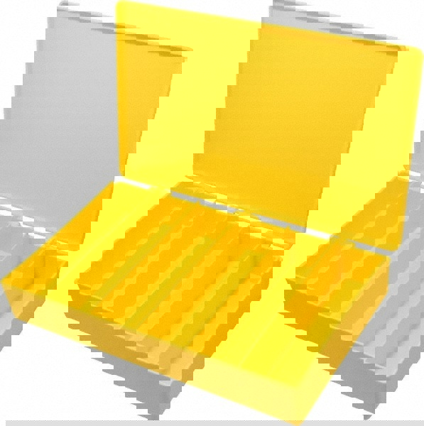 6 Compartment Yellow Small Parts Box