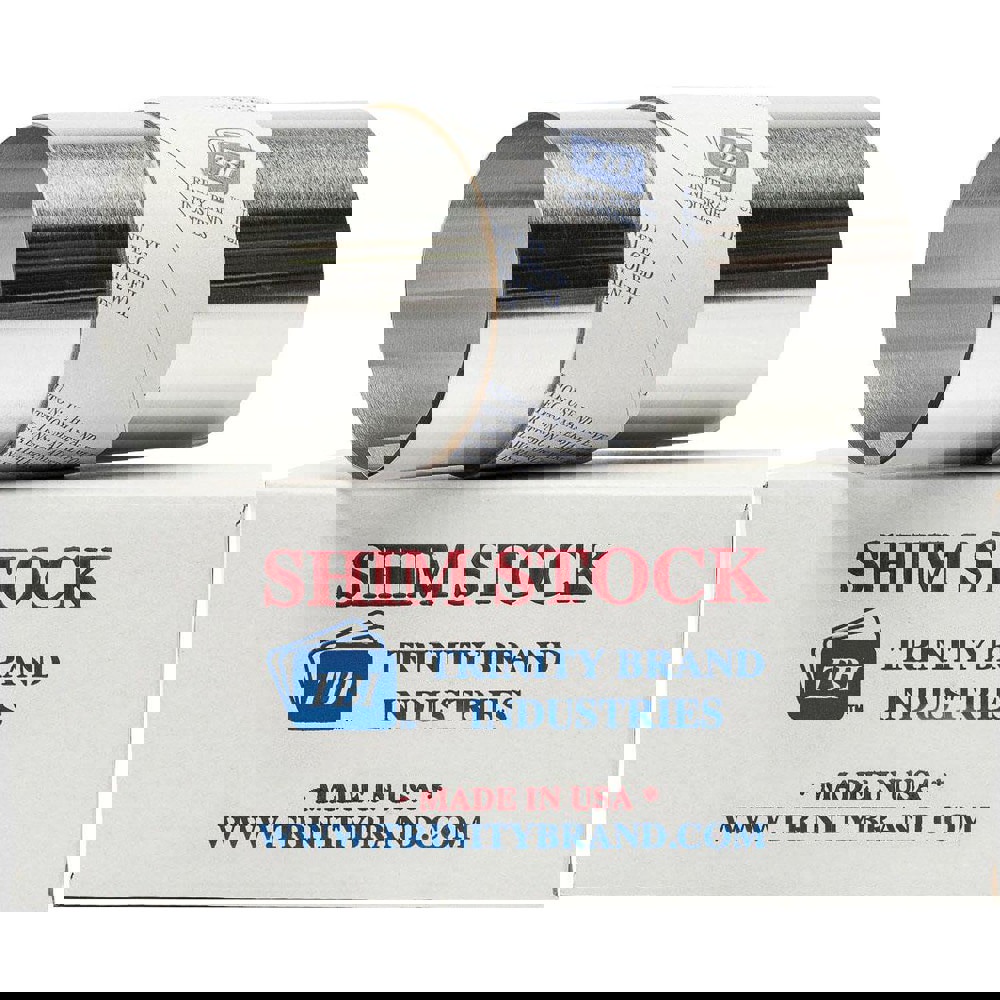 Shim Stock: 0.004'' Thick, 100'' Long, 6