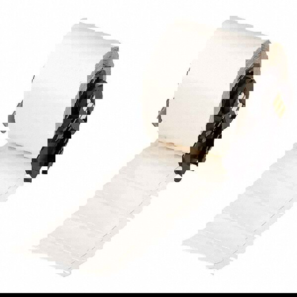 Label Maker Label: White, Polyester, 1-1/2