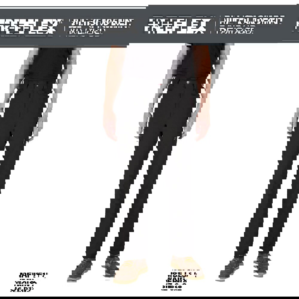 Washable Pants: Size 30X32, Black, Cotton, Polyester & Spandex