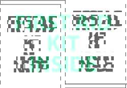 First Aid Sign: Rectangle, 