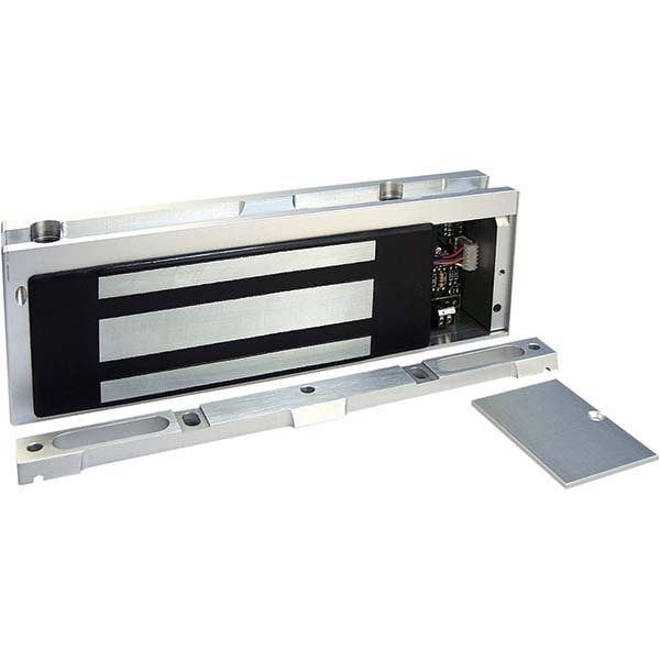 Electromagnet Locks; Average Magnetic Pull: 1200.0lb ; Timer: No ; Finish: Aluminum ; Led Included: No