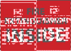 Fire Extinguisher Inside, Plastic Fire S