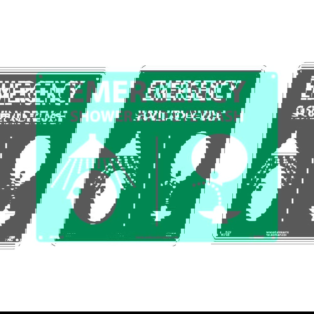 First Aid Sign: Rectangle, 