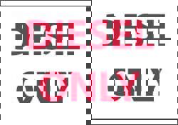 Hazardous Material Label: 