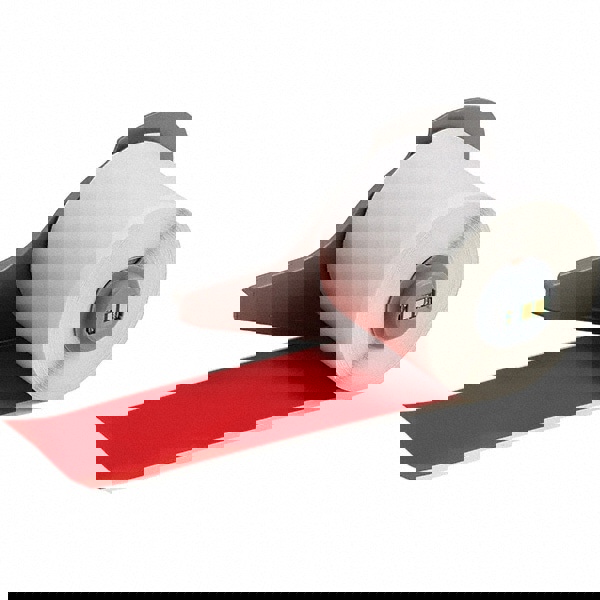 Label Maker Label: Red, Vinyl, 1 Roll