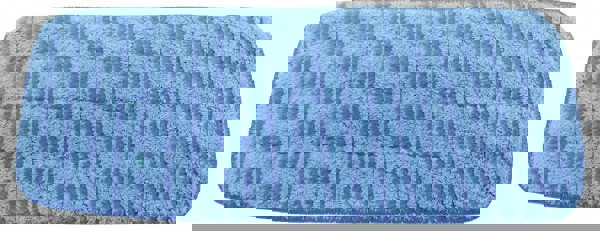 Wet Mop Pad: Quick Change, Blue Mop, Microfiber