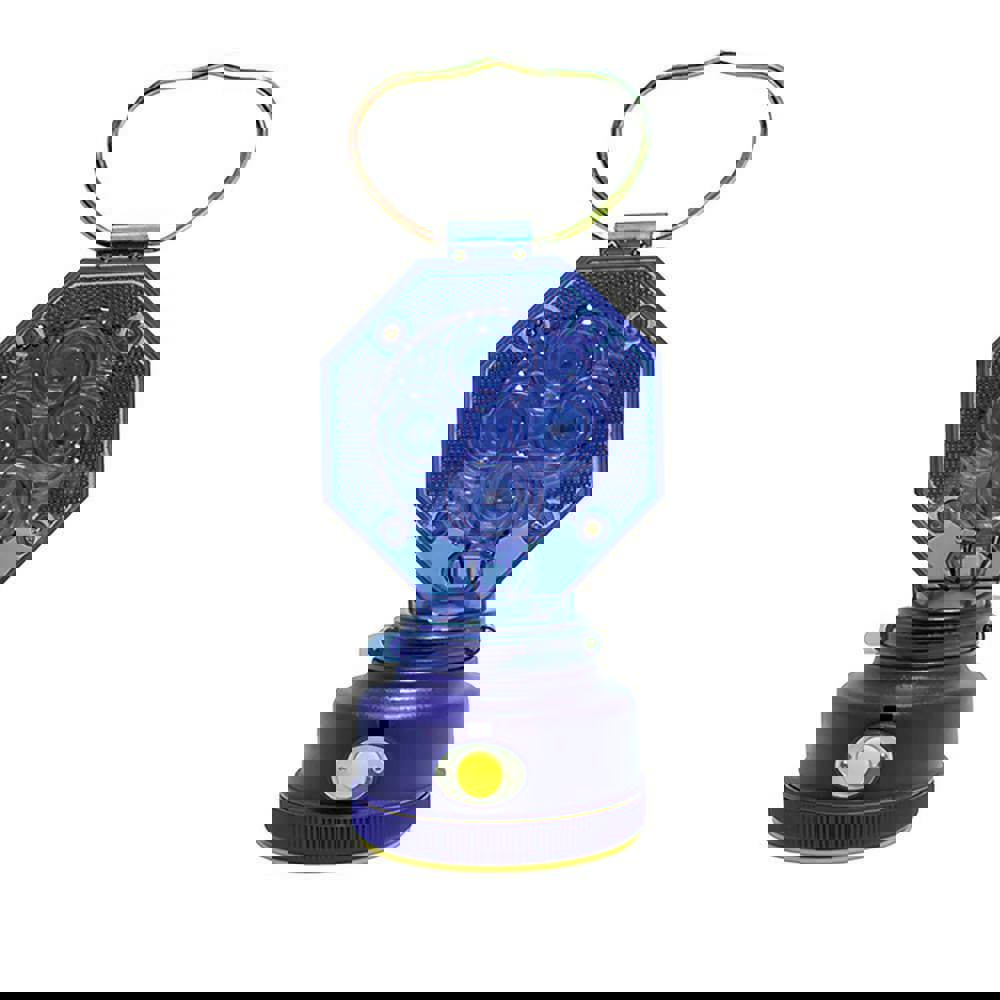 Flashing & Revolving Light: Blue, Magnetic Mount