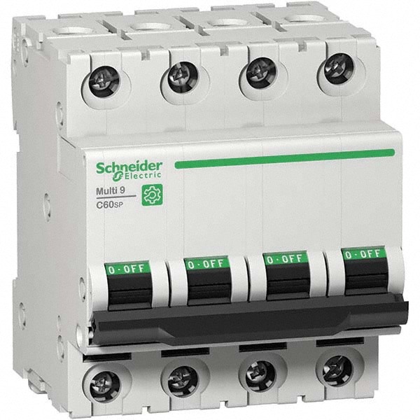 63 Amp, 480Y/277 Volt, 4 Pole, Clip Mount C60SP Circuit Breaker - Supplementary Protection