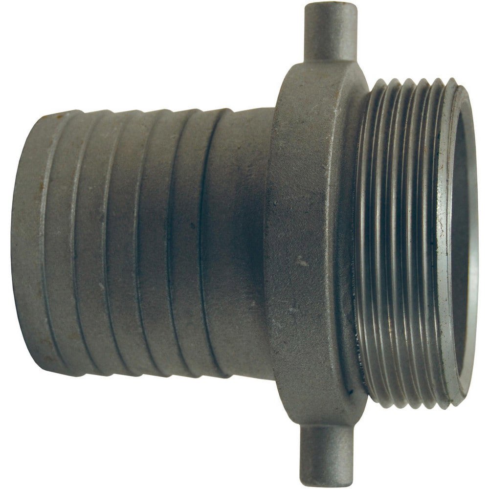 Suction & Discharge Hose Couplings; Type: King Short Shank Suction Hose Coupling ; Coupling Type: Male Suction Coupling ; Coupling Descriptor: Male Suction Coupling ; Material: Aluminum ; Coupler Size (Fractional Inch): 2-1/2 ; Thread Size: 2-1/2
