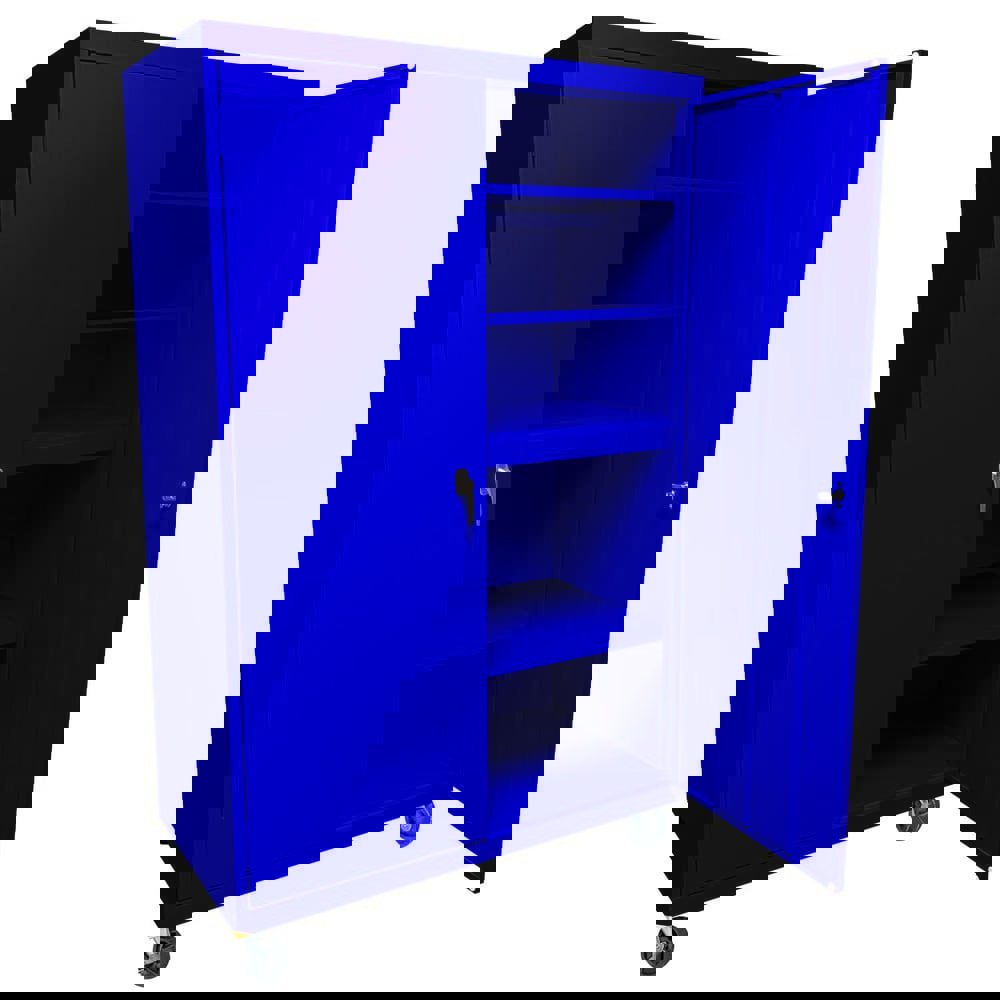 Storage Cabinets; Cabinet Type: Mobile Storage; Lockable Storage ; Cabinet Material: Steel ; Width (Inch): 36in ; Depth (Inch): 18in ; Cabinet Door Style: Lockable ; Height (Inch): 72in