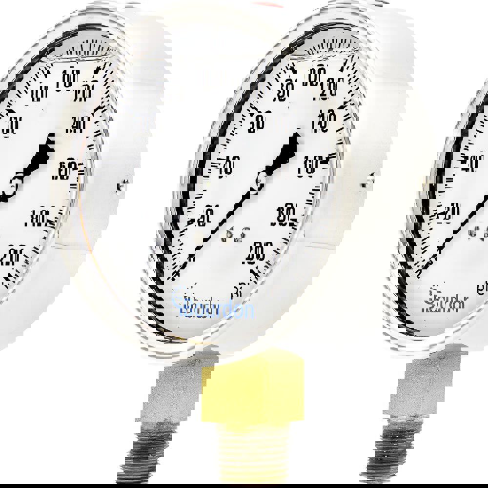 Pressure Gauges; Gauge Type: Commercial Pressure Gauges ; Scale Type: Single ; Accuracy (%): 1% ; Dial Type: Analog ; Thread Type: NPT ; Bourdon Tube Material: Bronze